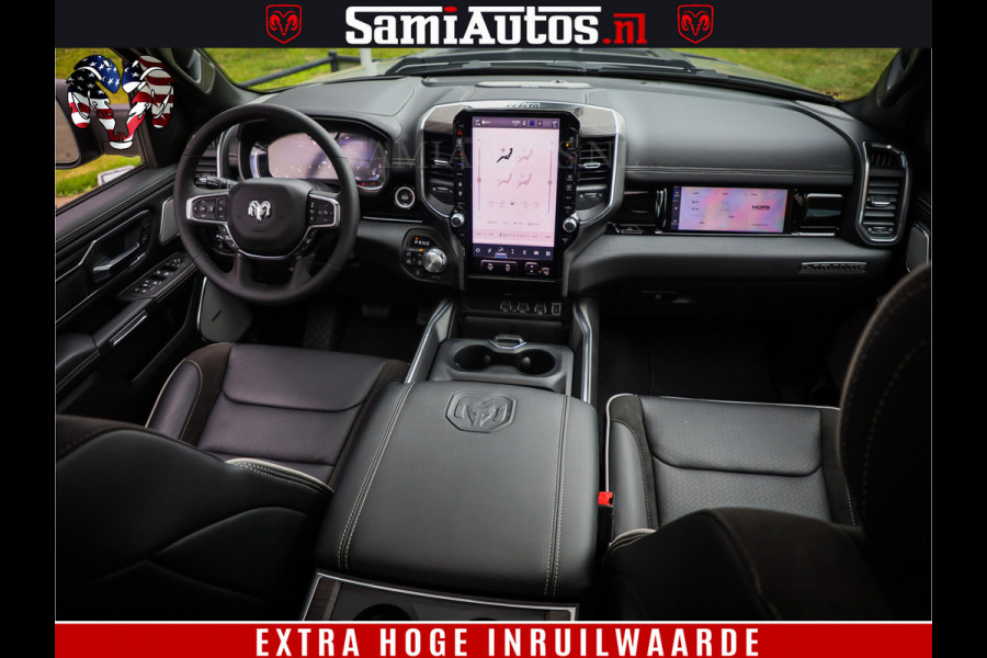 Dodge Ram 1500 Night Premium | Full Option | De Meest Luxe Pick-Up in zijn Klasse | Comfortabele Dubbele Cabine met Royale 5 Zitplaatsen | BPM vrij | Nu Leverbaar uit Voorraad | Voorraad Nr 2215 - 4984