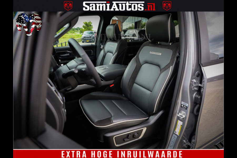 Dodge Ram 1500 Night Premium | Full Option | De Meest Luxe Pick-Up in zijn Klasse | Comfortabele Dubbele Cabine met Royale 5 Zitplaatsen | BPM vrij | Nu Leverbaar uit Voorraad | Voorraad Nr 2215 - 4984