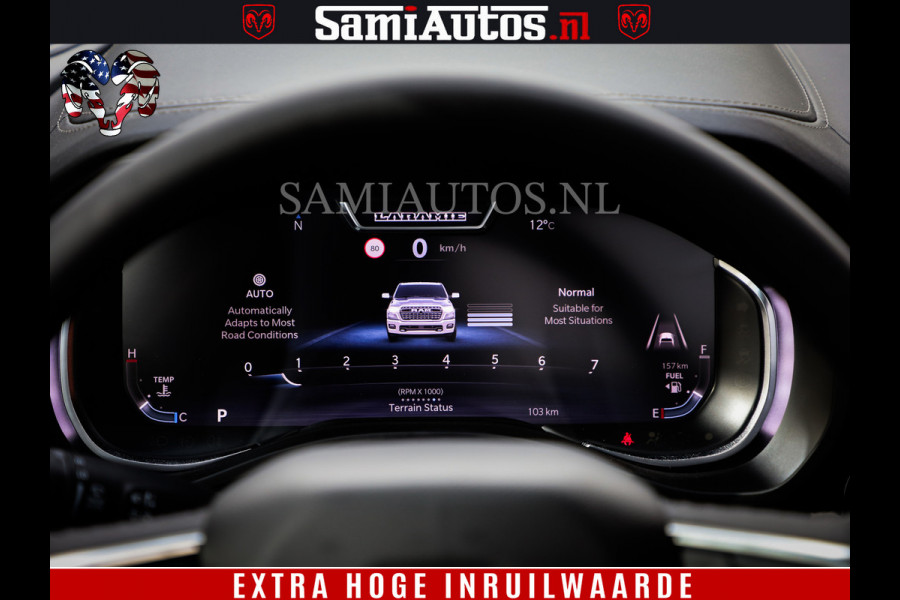 Dodge Ram 1500 Night Premium | Full Option | De Meest Luxe Pick-Up in zijn Klasse | Comfortabele Dubbele Cabine met Royale 5 Zitplaatsen | BPM vrij | Nu Leverbaar uit Voorraad | Voorraad Nr 2215 - 4984