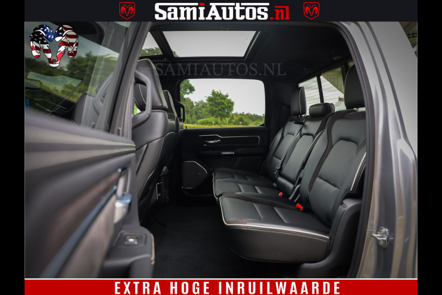 Dodge Ram 1500 Night Premium | Full Option | De Meest Luxe Pick-Up in zijn Klasse | Comfortabele Dubbele Cabine met Royale 5 Zitplaatsen | BPM vrij | Nu Leverbaar uit Voorraad | Voorraad Nr 2215 - 4984