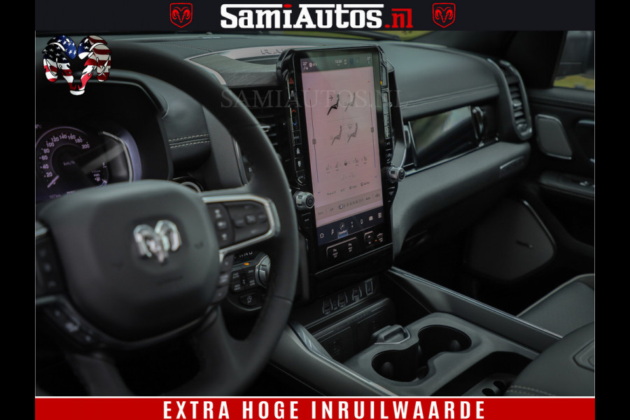 Dodge Ram 1500 Night Premium | Full Option | De Meest Luxe Pick-Up in zijn Klasse | Comfortabele Dubbele Cabine met Royale 5 Zitplaatsen | BPM vrij | Nu Leverbaar uit Voorraad | Voorraad Nr 2215 - 4984