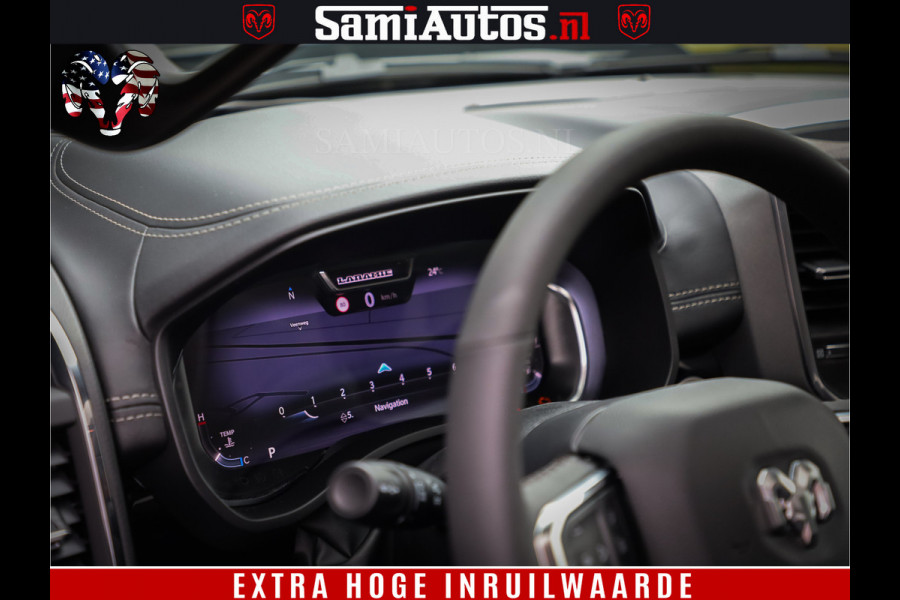 Dodge Ram 1500 Night Premium | Full Option | De Meest Luxe Pick-Up in zijn Klasse | Comfortabele Dubbele Cabine met Royale 5 Zitplaatsen | BPM vrij | Nu Leverbaar uit Voorraad | Voorraad Nr 2215 - 4984