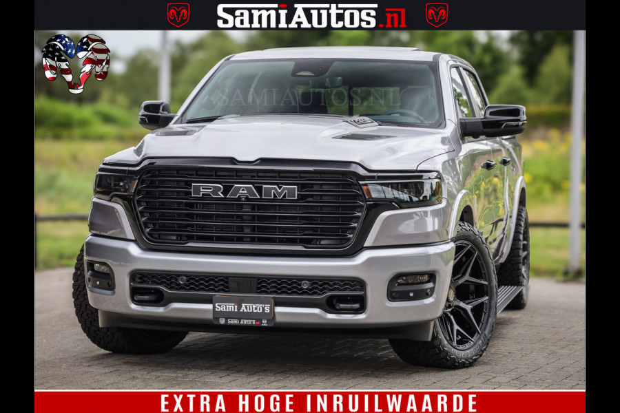 Dodge Ram 1500 Night Premium | Full Option | De Meest Luxe Pick-Up in zijn Klasse | Comfortabele Dubbele Cabine met Royale 5 Zitplaatsen | BPM vrij | Nu Leverbaar uit Voorraad | Voorraad Nr 2215 - 4984