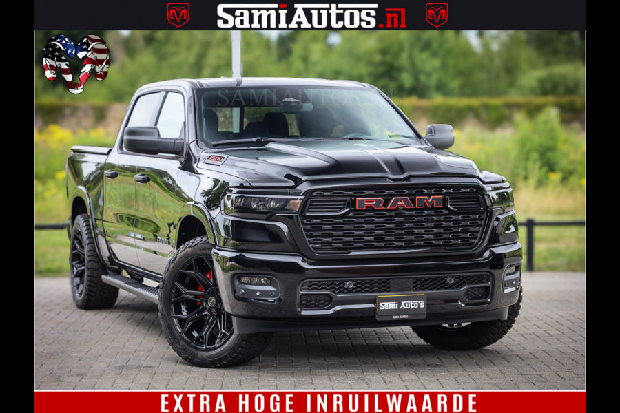 Dodge Ram TradesMan 6 Persoons Uitvoering | 420Pk 636Nm | Pick-Up | Comfortabele Dubbele Cabine met Royale 6 Zitplaatsen | BPM vrij | Nu Leverbaar uit Voorraad | Voorraad Nr 2217- 2911