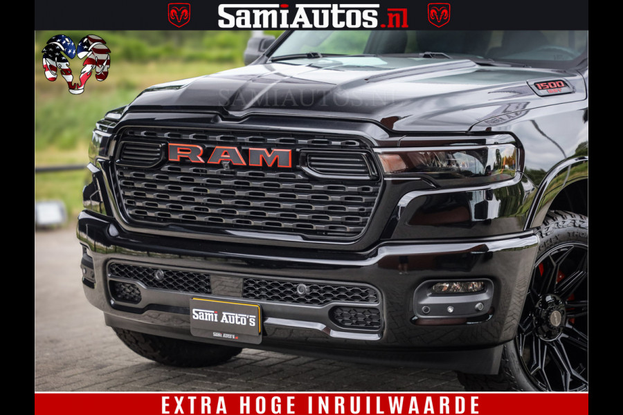 Dodge Ram TradesMan 6 Persoons Uitvoering | 420Pk 636Nm | Pick-Up | Comfortabele Dubbele Cabine met Royale 6 Zitplaatsen | BPM vrij | Nu Leverbaar uit Voorraad | Voorraad Nr 2217- 2911