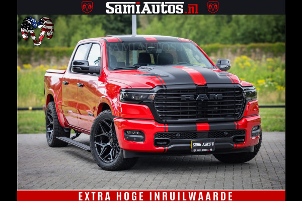 Dodge Ram 1500 Night Premium | RED DEVIL | Full Option | De Meest Luxe Pick-Up in zijn Klasse | Comfortabele Dubbele Cabine met Royale 5 Zitplaatsen | BPM vrij | Nu Leverbaar uit Voorraad | Voorraad Nr 2226 - 4993