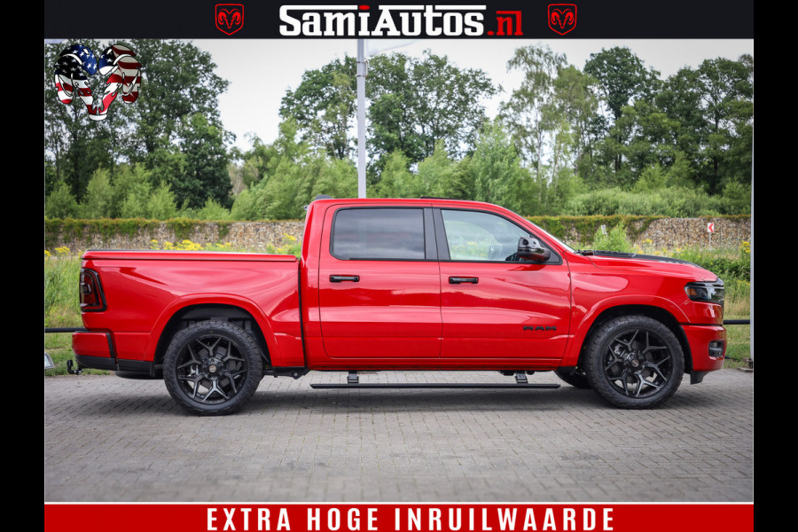 Dodge Ram 1500 Night Premium | RED DEVIL | Full Option | De Meest Luxe Pick-Up in zijn Klasse | Comfortabele Dubbele Cabine met Royale 5 Zitplaatsen | BPM vrij | Nu Leverbaar uit Voorraad | Voorraad Nr 2226 - 4993