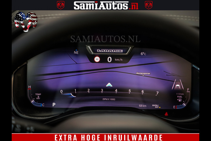 Dodge Ram 1500 Night Premium | RED DEVIL | Full Option | De Meest Luxe Pick-Up in zijn Klasse | Comfortabele Dubbele Cabine met Royale 5 Zitplaatsen | BPM vrij | Nu Leverbaar uit Voorraad | Voorraad Nr 2226 - 4993