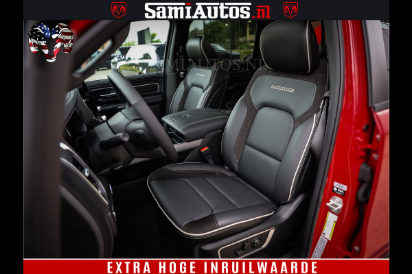 Dodge Ram 1500 Night Premium | RED DEVIL | Full Option | De Meest Luxe Pick-Up in zijn Klasse | Comfortabele Dubbele Cabine met Royale 5 Zitplaatsen | BPM vrij | Nu Leverbaar uit Voorraad | Voorraad Nr 2226 - 4993