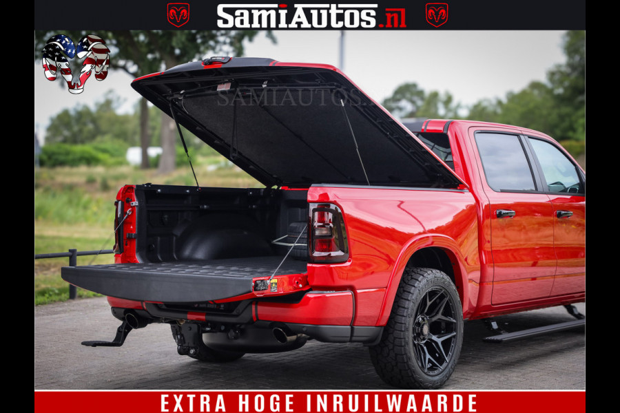 Dodge Ram 1500 Night Premium | RED DEVIL | Full Option | De Meest Luxe Pick-Up in zijn Klasse | Comfortabele Dubbele Cabine met Royale 5 Zitplaatsen | BPM vrij | Nu Leverbaar uit Voorraad | Voorraad Nr 2226 - 4993