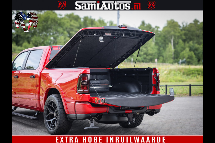 Dodge Ram 1500 Night Premium | RED DEVIL | Full Option | De Meest Luxe Pick-Up in zijn Klasse | Comfortabele Dubbele Cabine met Royale 5 Zitplaatsen | BPM vrij | Nu Leverbaar uit Voorraad | Voorraad Nr 2226 - 4993