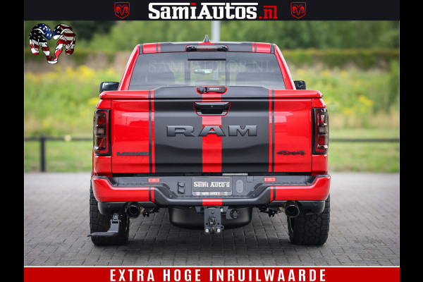 Dodge Ram 1500 Night Premium | RED DEVIL | Full Option | De Meest Luxe Pick-Up in zijn Klasse | Comfortabele Dubbele Cabine met Royale 5 Zitplaatsen | BPM vrij | Nu Leverbaar uit Voorraad | Voorraad Nr 2226 - 4993