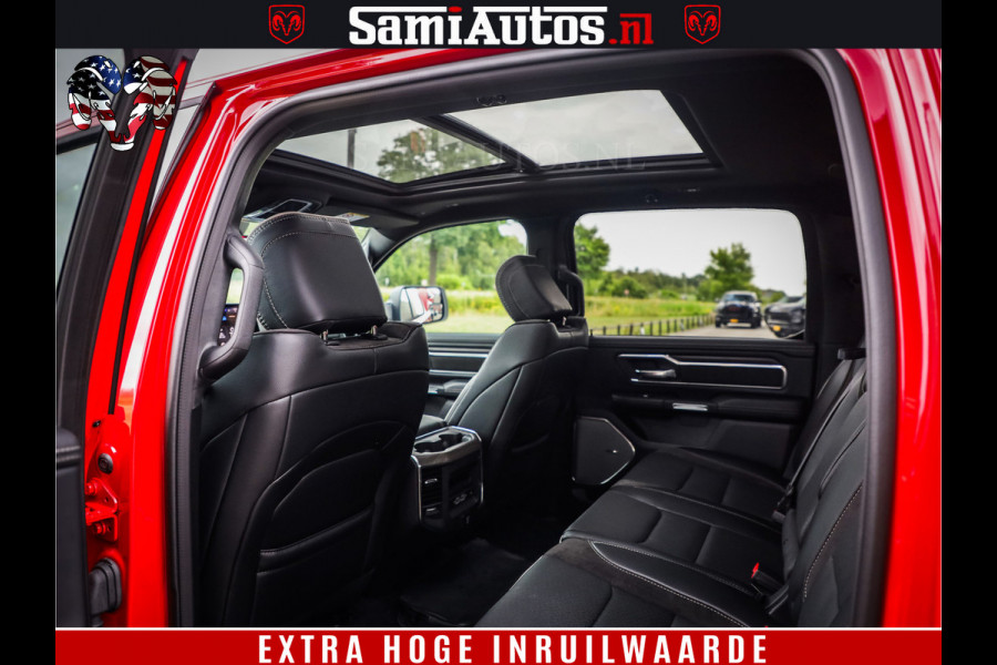 Dodge Ram 1500 Night Premium | RED DEVIL | Full Option | De Meest Luxe Pick-Up in zijn Klasse | Comfortabele Dubbele Cabine met Royale 5 Zitplaatsen | BPM vrij | Nu Leverbaar uit Voorraad | Voorraad Nr 2226 - 4993