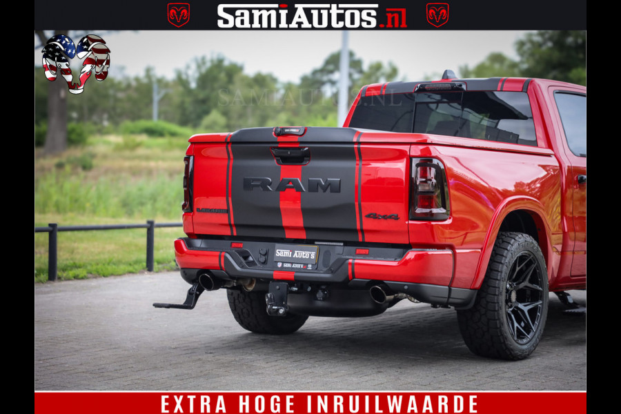 Dodge Ram 1500 Night Premium | RED DEVIL | Full Option | De Meest Luxe Pick-Up in zijn Klasse | Comfortabele Dubbele Cabine met Royale 5 Zitplaatsen | BPM vrij | Nu Leverbaar uit Voorraad | Voorraad Nr 2226 - 4993