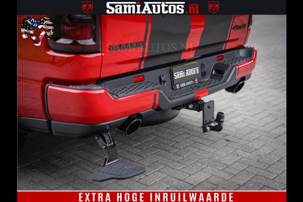 Dodge Ram 1500 Night Premium | RED DEVIL | Full Option | De Meest Luxe Pick-Up in zijn Klasse | Comfortabele Dubbele Cabine met Royale 5 Zitplaatsen | BPM vrij | Nu Leverbaar uit Voorraad | Voorraad Nr 2226 - 4993