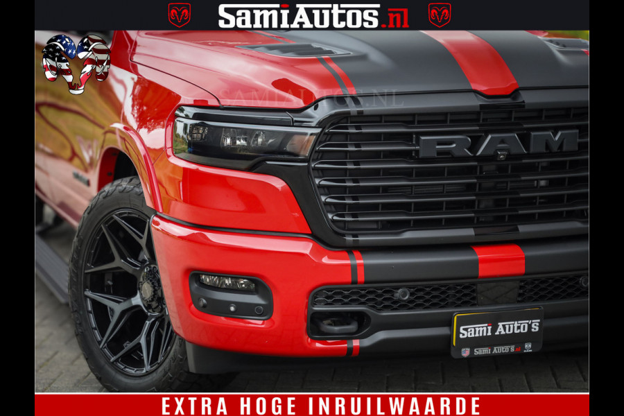 Dodge Ram 1500 Night Premium | RED DEVIL | Full Option | De Meest Luxe Pick-Up in zijn Klasse | Comfortabele Dubbele Cabine met Royale 5 Zitplaatsen | BPM vrij | Nu Leverbaar uit Voorraad | Voorraad Nr 2226 - 4993