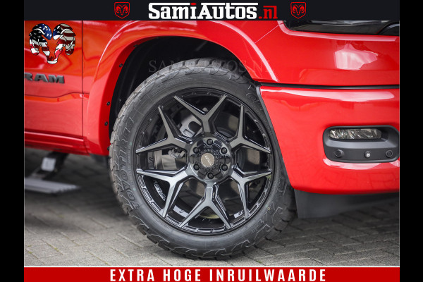 Dodge Ram 1500 Night Premium | RED DEVIL | Full Option | De Meest Luxe Pick-Up in zijn Klasse | Comfortabele Dubbele Cabine met Royale 5 Zitplaatsen | BPM vrij | Nu Leverbaar uit Voorraad | Voorraad Nr 2226 - 4993