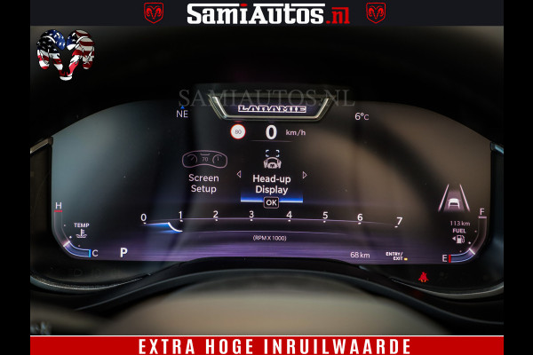 Dodge Ram 1500 Night Premium | RED DEVIL | Full Option | De Meest Luxe Pick-Up in zijn Klasse | Comfortabele Dubbele Cabine met Royale 5 Zitplaatsen | BPM vrij | Nu Leverbaar uit Voorraad | Voorraad Nr 2226 - 4993