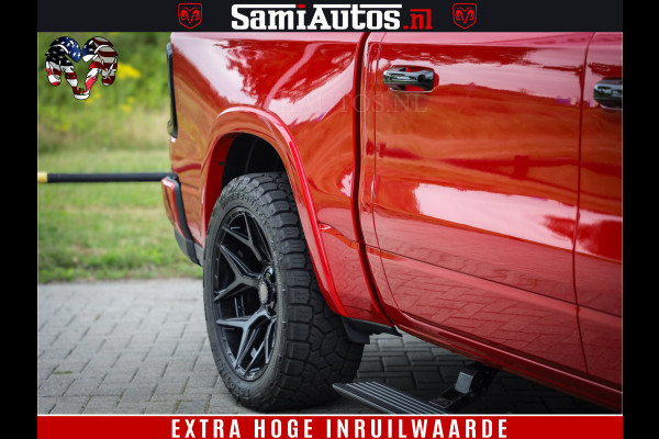 Dodge Ram 1500 Night Premium | RED DEVIL | Full Option | De Meest Luxe Pick-Up in zijn Klasse | Comfortabele Dubbele Cabine met Royale 5 Zitplaatsen | BPM vrij | Nu Leverbaar uit Voorraad | Voorraad Nr 2226 - 4993