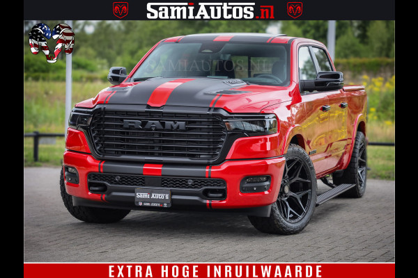 Dodge Ram 1500 Night Premium | RED DEVIL | Full Option | De Meest Luxe Pick-Up in zijn Klasse | Comfortabele Dubbele Cabine met Royale 5 Zitplaatsen | BPM vrij | Nu Leverbaar uit Voorraad | Voorraad Nr 2226 - 4993