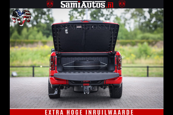 Dodge Ram 1500 Night Premium | RED DEVIL | Full Option | De Meest Luxe Pick-Up in zijn Klasse | Comfortabele Dubbele Cabine met Royale 5 Zitplaatsen | BPM vrij | Nu Leverbaar uit Voorraad | Voorraad Nr 2226 - 4993