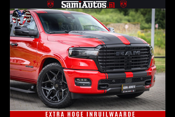 Dodge Ram 1500 Night Premium | RED DEVIL | Full Option | De Meest Luxe Pick-Up in zijn Klasse | Comfortabele Dubbele Cabine met Royale 5 Zitplaatsen | BPM vrij | Nu Leverbaar uit Voorraad | Voorraad Nr 2226 - 4993