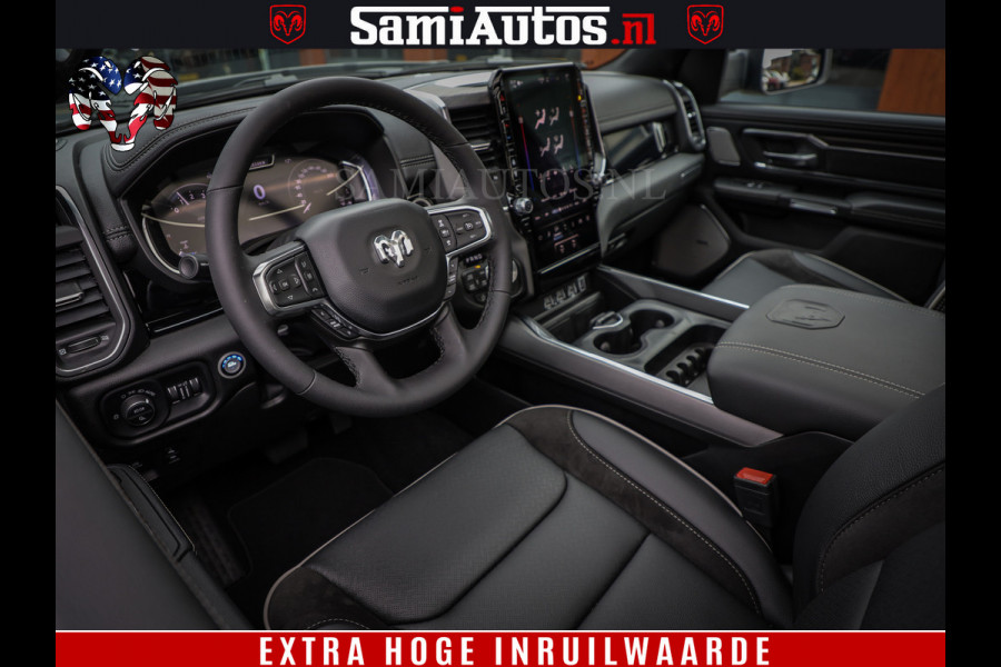 Dodge Ram 1500 Laramie Night | Face Lift | 420Pk 636 Nn | Extra Groot Scherm + Passagiers Scherm | Comfortabele Dubbele Cabine met Royale 5 Zitplaatsen | BPM vrij | Nu Leverbaar uit Voorraad | Voorraad Nr  2220 - 5039