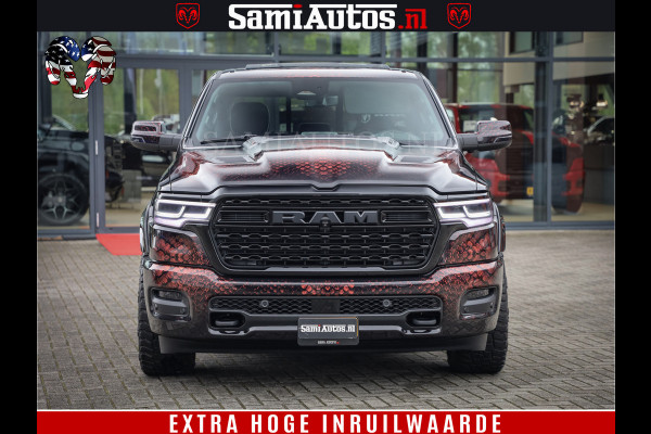 Dodge Ram COBRA EDITION | All-In Prijs | 1500 Limited Night High Output 540HP 706Nm | Massage + Full Option | De Meest Luxe en Volle Pick- Comfortabele Dubbele Cabine met Royale 5 Zitplaatsen | BPM vrij | Nu Leverbaar uit Voorraad | Voorraad Nr 2335 - 5153 |