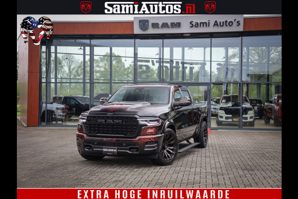 Dodge Ram COBRA EDITION | All-In Prijs | 1500 Limited Night High Output 540HP 706Nm | Massage + Full Option | De Meest Luxe en Volle Pick- Comfortabele Dubbele Cabine met Royale 5 Zitplaatsen | BPM vrij | Nu Leverbaar uit Voorraad | Voorraad Nr 2335 - 5153 |