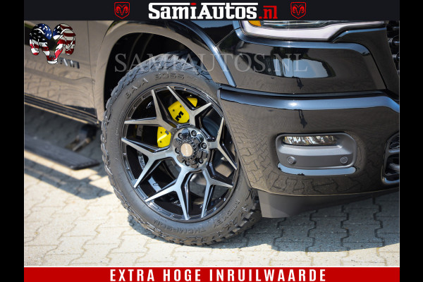 Dodge Ram 1500 Limited Night High Output 540HP 706Nm | Massage + Full Option | De Meest Luxe en Volle Pick-Up in zijn Klasse | Comfortabele Dubbele Cabine met Royale 5 Zitplaatsen | BPM vrij | Nu Leverbaar uit Voorraad | Voorraad Nr 2356 - 0990