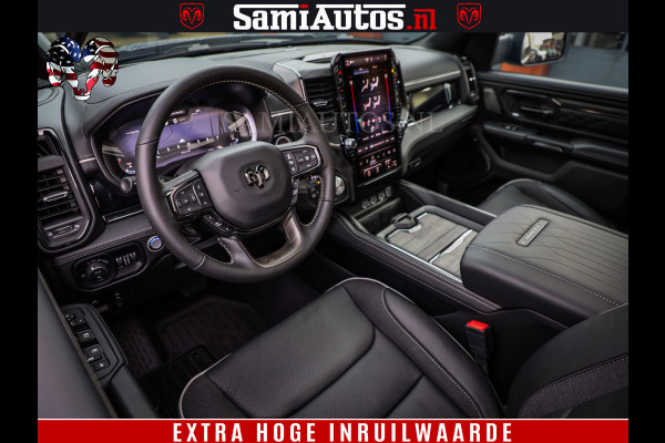 Dodge Ram 1500 Limited Night High Output 540HP 706Nm | Massage + Full Option | De Meest Luxe en Volle Pick-Up in zijn Klasse | Comfortabele Dubbele Cabine met Royale 5 Zitplaatsen | BPM vrij | Nu Leverbaar uit Voorraad | Voorraad Nr 2331 - 5133