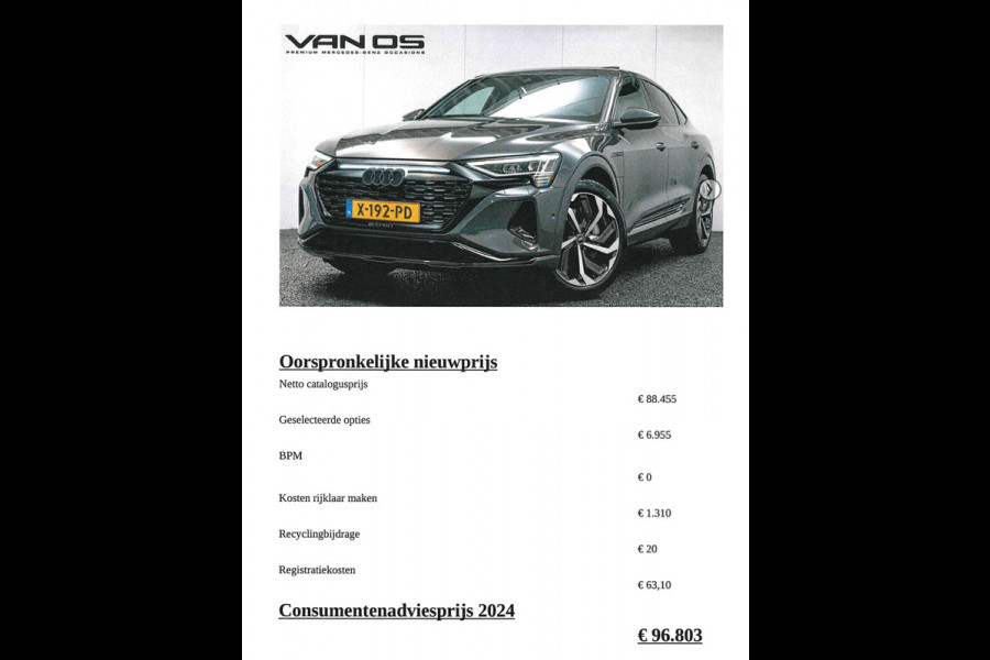Audi Q8 Sportback e-tron 55 quattro Advanced Edition Plus 115 kWh | Trekhaak afn.