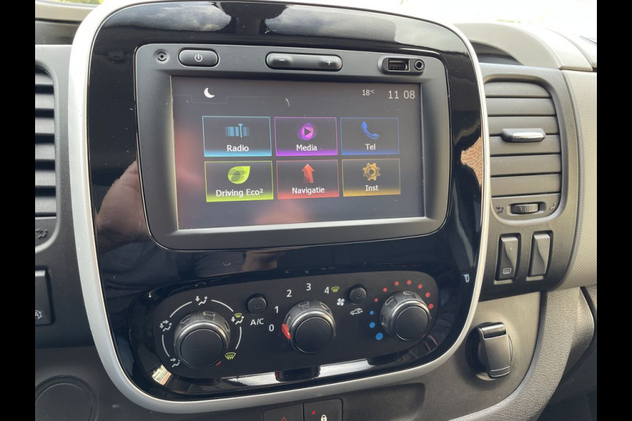 Renault Trafic 1.6 dCi 146pk E6 Luxe Energy 3 zits Lease €246 p/m Airco, Navi+ Camera, PDC, Trekhaak, Cruise controle, onderhoudshistorie aanwezig