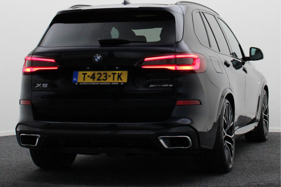 BMW X5 xDrive45e High Executive M Sport Panoramadak, Luchtvering, ACC, H&K, Head-Up, 360° Camera, Trekhaak, 22"