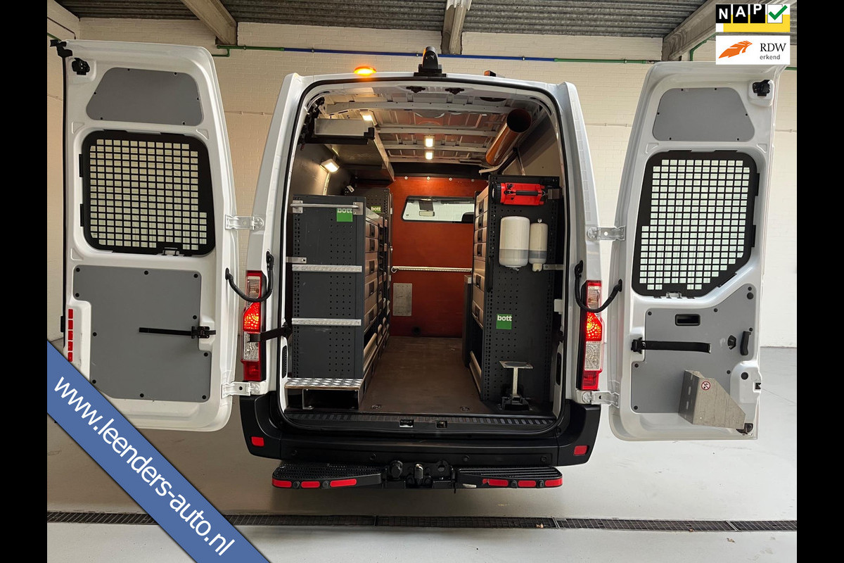 Opel Movano SERVICEWAGEN AUTOMAAT 2.3 CDTI BiTurbo 170pk euro6 L2H2 V230 OMVORMER BOTT INRICHTING STANDKACHEL AIRCO, RIJKLAARPRIJS