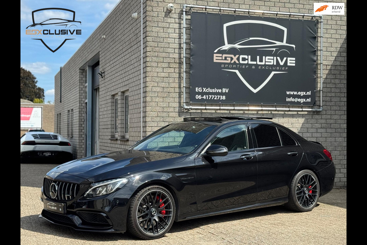 Mercedes-Benz C-Klasse AMG 63 S Premium Plus pano|Schaal|Memory|Camera|Burmester