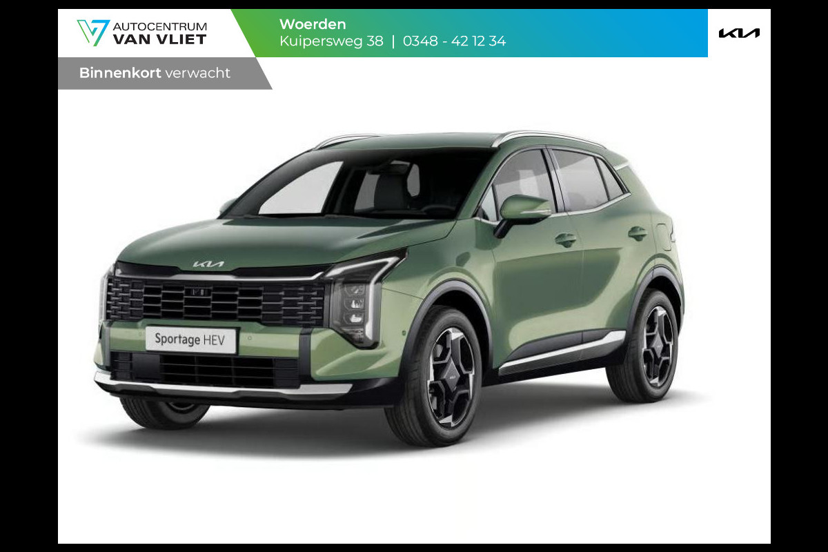 Kia Sportage 1.6 T-GDi Hybrid DynamicPlusLine Nieuw Model | Stoel & Stuurverwarming | Navigatie | Clima | Elektrische Stoelen | Schuif/kanteldak