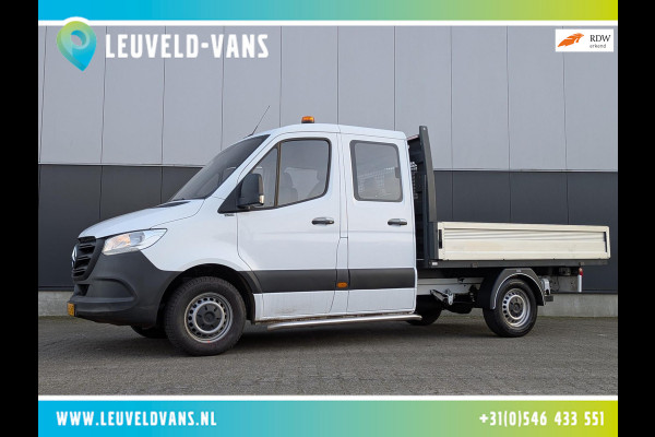 Mercedes-Benz Sprinter DUBBELE CABINE OPEN LAADBAK CLIMA CRUISE TREKHAAK 6 ZITPLAATSEN EURO 6