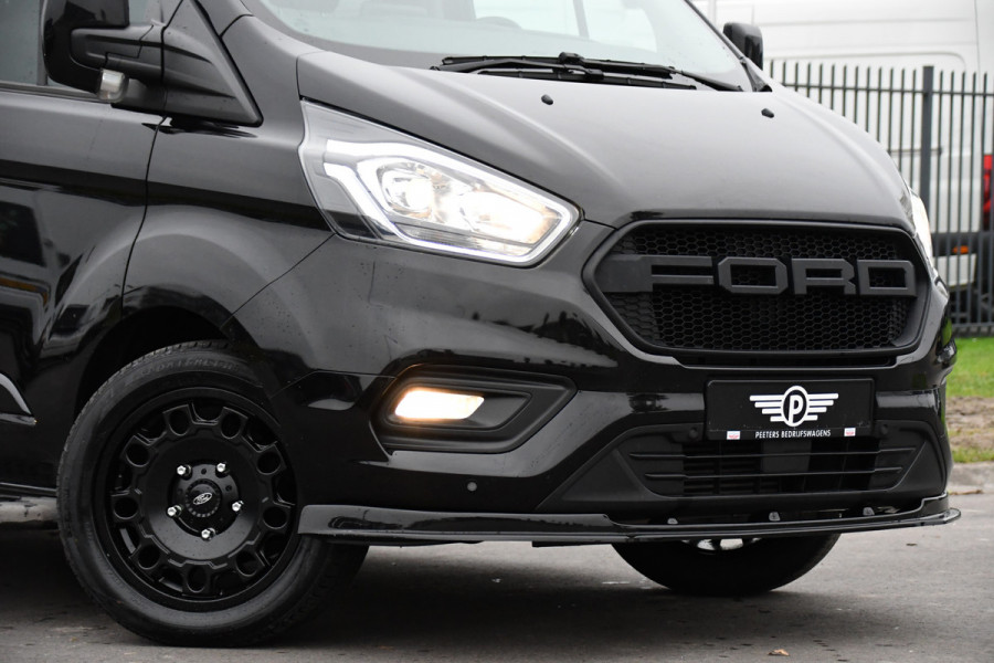 Ford Transit Custom 300 2.0 TDCI L2H1 Black Edition DC Limited Camera, Cruise, Carplay, Automaat, LED, Multimedia, Sensoren, 170PK, UNIEK! Ford Transit Custom 300 2.0 TDCI L2H1 Black Edition DC Limited Camera, Cruise, Carplay, Automaat, LED, Multimedia, Sensoren, 170PK, UNIEK!