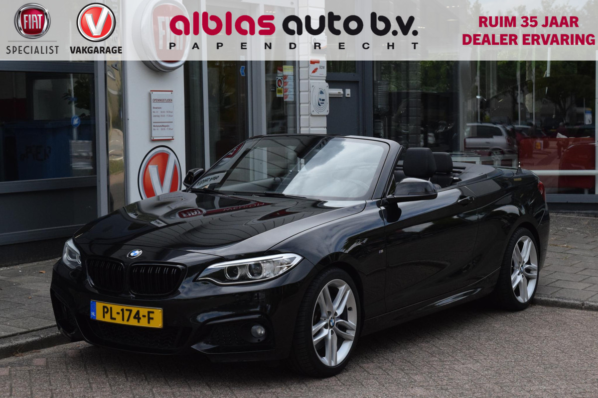 BMW 2 Serie Cabrio 220i High Ex.|M-pakket|Leer|Carplay|Dealero.h.