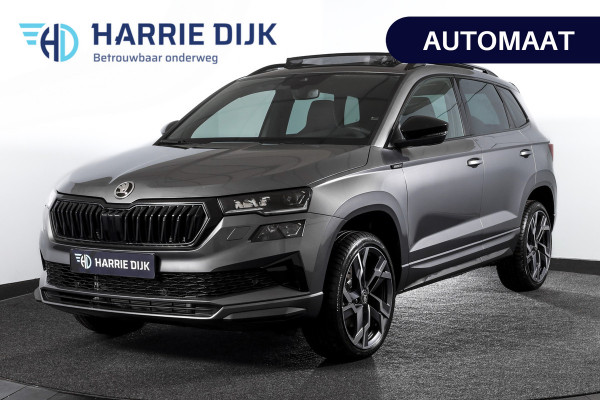 Škoda Karoq 1.5 TSI 150 PK ACT Sportline Business - Automaat | S/K-Panodak | Columbus pakket | Dig. Cockpit | Adapt. Cruise | Elek. Klep | Stuur-+Stoelverw. | Camera | NAV+App. Connect | ECC | LED | LM 19" | 3545