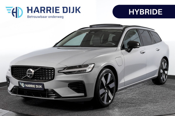 Volvo V60 2.0 T6 Plug-in hybrid AWD Ultra Dark - Automaat | S/K-Panodak | Dig. Cockpit | Adapt. Cruise | Stoel-+Stuurverw. | PDC | 360 Camera | NAV + App. Connect | ECC | Elek. Klep | LM 19" | 9589