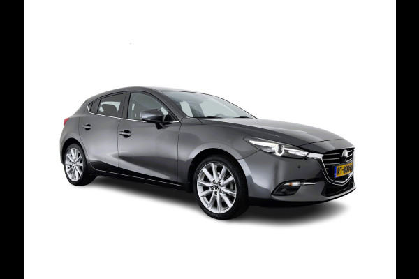 Mazda 3 2.0 SkyActiv-G 120 GT-M (INCL-BTW) *LUXURY-LEATHER | FULL-LED | ADAPTIVE-CRUISE | BLIND-SPOT |  BOSE-SOUND | CAMERA | KEYLESS | DAB+ | HEATED-SPORTSEATS | NAVI-FULLMAP | HEAD-UP | PRIVACY-GLASS | LANE-ASSIST | 18''A