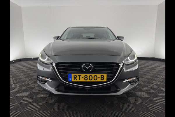 Mazda 3 2.0 SkyActiv-G 120 GT-M (INCL-BTW) *LUXURY-LEATHER | FULL-LED | ADAPTIVE-CRUISE | BLIND-SPOT |  BOSE-SOUND | CAMERA | KEYLESS | DAB+ | HEATED-SPORTSEATS | NAVI-FULLMAP | HEAD-UP | PRIVACY-GLASS | LANE-ASSIST | 18''A