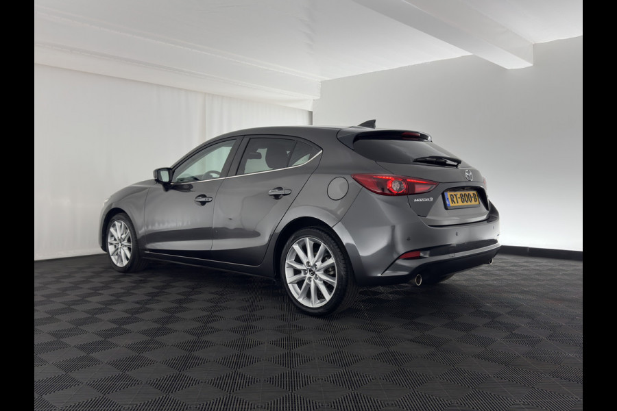 Mazda 3 2.0 SkyActiv-G 120 GT-M (INCL-BTW) *LUXURY-LEATHER | FULL-LED | ADAPTIVE-CRUISE | BLIND-SPOT |  BOSE-SOUND | CAMERA | KEYLESS | DAB+ | HEATED-SPORTSEATS | NAVI-FULLMAP | HEAD-UP | PRIVACY-GLASS | LANE-ASSIST | 18''A