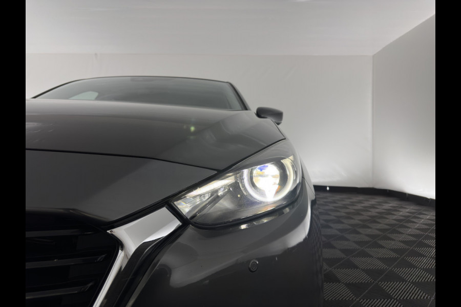 Mazda 3 2.0 SkyActiv-G 120 GT-M (INCL-BTW) *LUXURY-LEATHER | FULL-LED | ADAPTIVE-CRUISE | BLIND-SPOT |  BOSE-SOUND | CAMERA | KEYLESS | DAB+ | HEATED-SPORTSEATS | NAVI-FULLMAP | HEAD-UP | PRIVACY-GLASS | LANE-ASSIST | 18''A