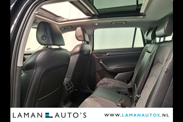Škoda Kodiaq 1.5 TSI 150pk DSG Limited Business Edition 7P Aut. | Panorama Open dak Leder/Alcantara CarPlay Trekhaak Canton ECC Navi LED ACC