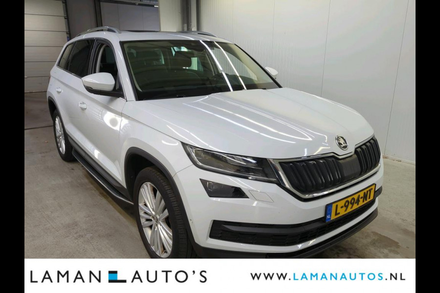 Škoda Kodiaq 1.5 TSI 150pk DSG Limited Business Edition Plus 7P Aut. | Panorama Open dak Virtual Leder/Alcantara CarPlay Trekhaak Canton ECC
