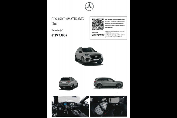 Mercedes-Benz GLS GLS 450 d 4MATIC AMG Line | Compleet | 23 inch