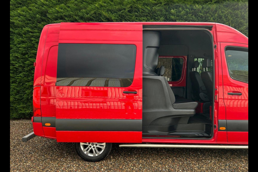 Mercedes-Benz Sprinter 317 1.9 CDI L2H2 DubbelCabine Automaat Navi Leder Carplay 170PK !!NIEUWBINNEN!!